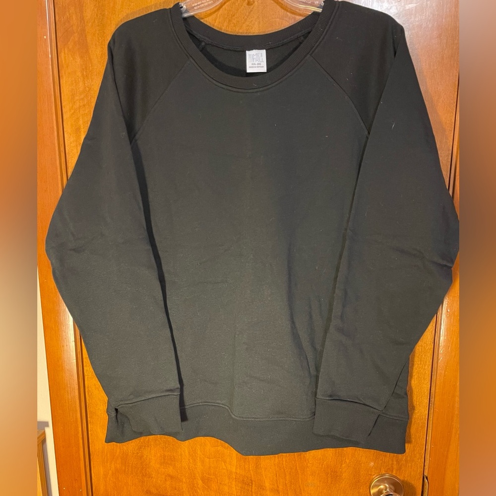 Time and Tru XXL (20) Black Sweatshirt